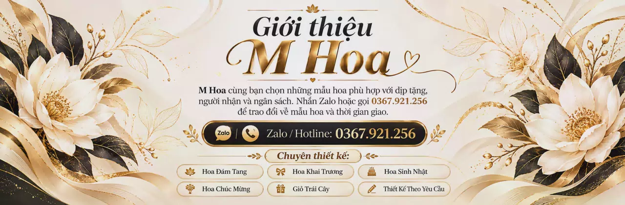 Ảnh bìa Shop hoa tươi Xã Hoà Bình Vĩnh Long - Gửi sự quan tâm qua từng món hoa